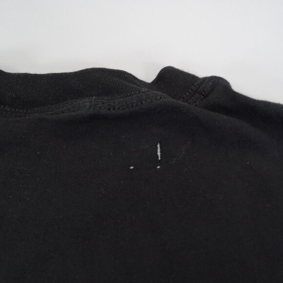 VINTAGE CCM Authentic BUFFALO SABRES Black Curve T-Shirt Size M - Picture 5 of 7